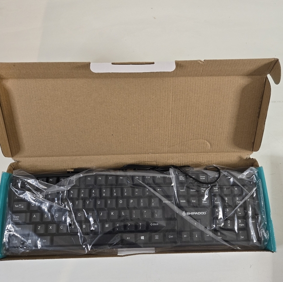 Shipadoo K160 140 key wired keyboard new in box - Picture 4 of 4